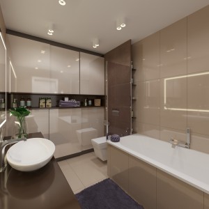 verre laqué salle de bain